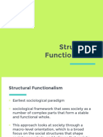 Structural Functionalism