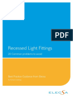 Recessed Light Fittings Guide