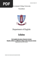 New Sylabus of Ma English Semester System Ddle Gcuf-1-1