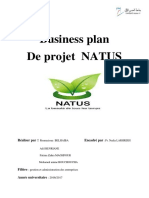 Business Plan de Projet NATUS