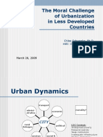 Ethics and Urbanization 11-17-03