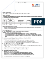 Sample Curriculum Vitae