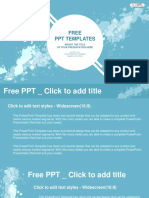 Abstract Splashes PowerPoint Templates Widescreen