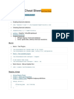 Monitoring Cheat Sheet