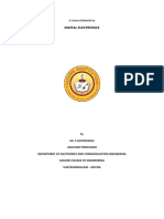 A Course Material On DIGITAL ELECTRONICS PDF