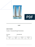 Lusail Facade Structural Design Parameters