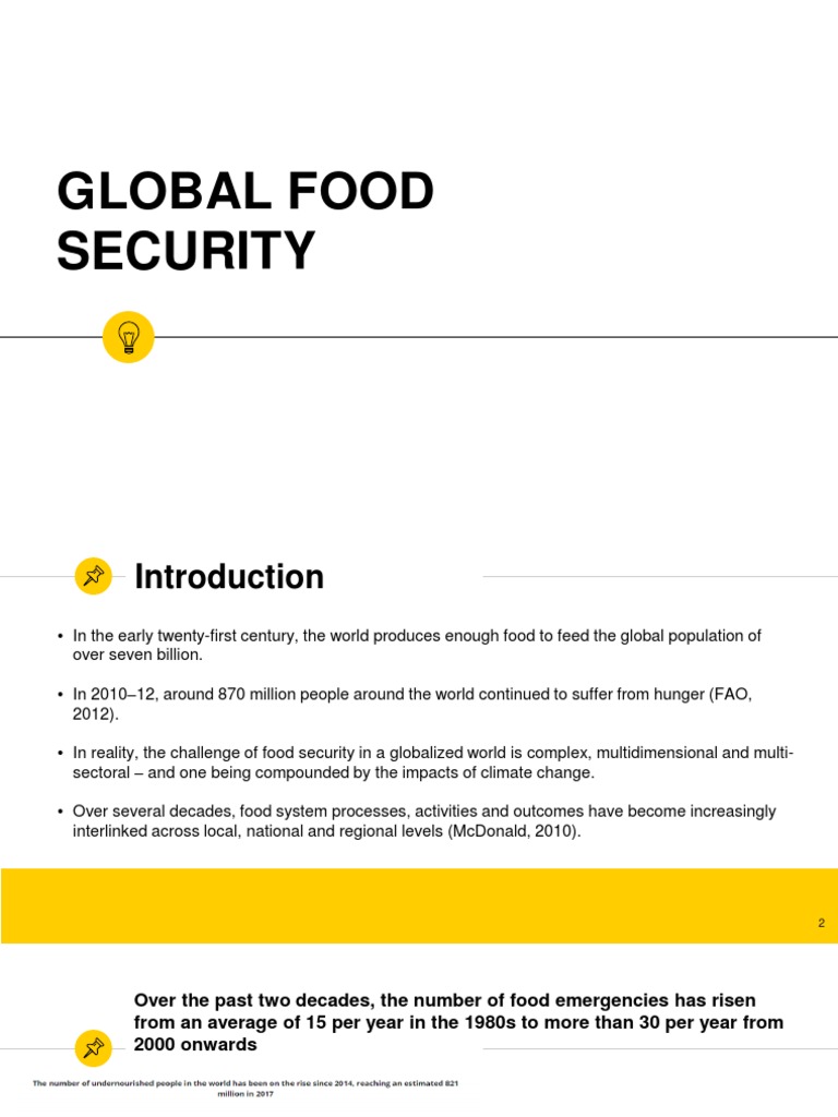 GRP 7 - Food Security | PDF | Intensive Farming | Food Security