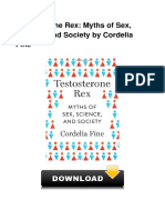 Testosterone Rex Myths of Sex Science An PDF