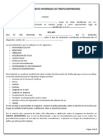 Consentimiento Informado Terapia Respiratoria