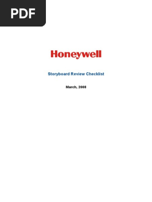Storyboard Review Checklist