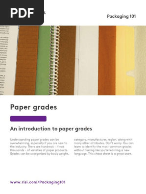 RISI Paper Grades Overview