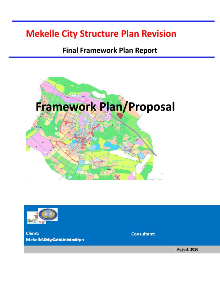 Mekelle City Structure Plan Overview | PDF | Parks | Market (Economics)