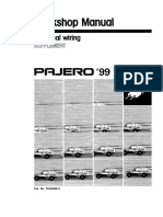 Pajero II Electrical Wiring 1999 Supplement