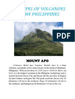 5 Types of Volcano in The Philippines - Docx Julius