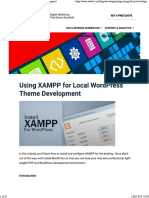 Using XAMPP For Local WordPress Theme Development