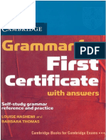 Cambridge Grammar For First Certificate PDF