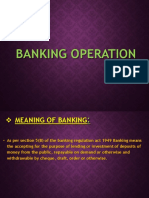 Banking Operation