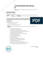 Dell Storage API PowerShell SDK Getting Started Guide