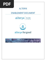 Master Enablement Plan Alteryx