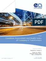 Example Report Health Index Assessment TX Oil Diagnostics