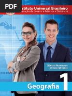Capa Geografia 1ª Série