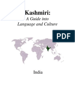 Kashmiri: A Guide into Language and Culture