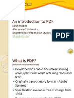 PDFOxford150715 An Introduction To PDF Sarah Higgins