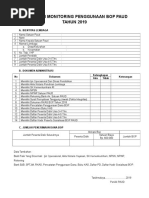 Kebijakan Bosp-Bop Paud 2026 | PDF