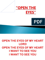 Open The Eyes