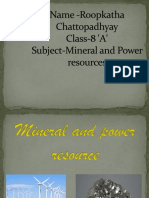 Mineral and Power Resource
