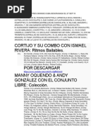 De La Grabacion Tres Grande Cuba