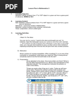 Detailed Lesson Plan in Mathematics 3 TTL | PDF | Lesson Plan