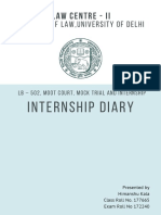 Law Internship Diary