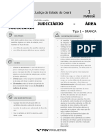 Prova Técnico Judiciário Tribunal de Justiça Do Estado Do Ceará