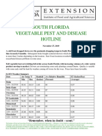 South Florida vegetable Pest and Disease Hotline for November 27, 2019