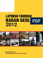 Content Laporan Tahunan Badan Geologi 2012 PDF