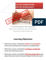 8-Privacy and Confidentiality - Blok 3.1