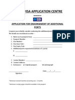 Port Application Form