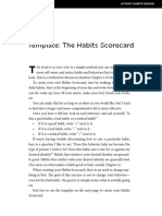 The Habits Scorecard PDF