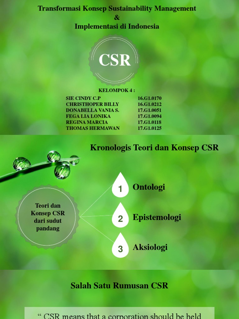 Implementasi CSR di Indonesia | PDF
