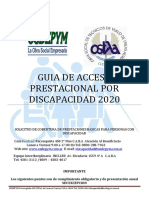 Instructivo General Discapacidad 2020 Osdepym