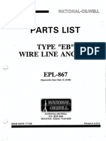 NATIONAL TYPE EB WIRELINE ANCHOR PARTSLIST (Old Style) EPL 8 PDF