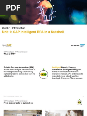 open sap rpa