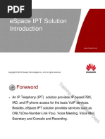 2 - ESpace IPT Solution Introduction