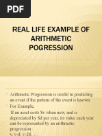 Download Real Life Example of Arithmetic Pogression by affel_atta SN43722472 doc pdf