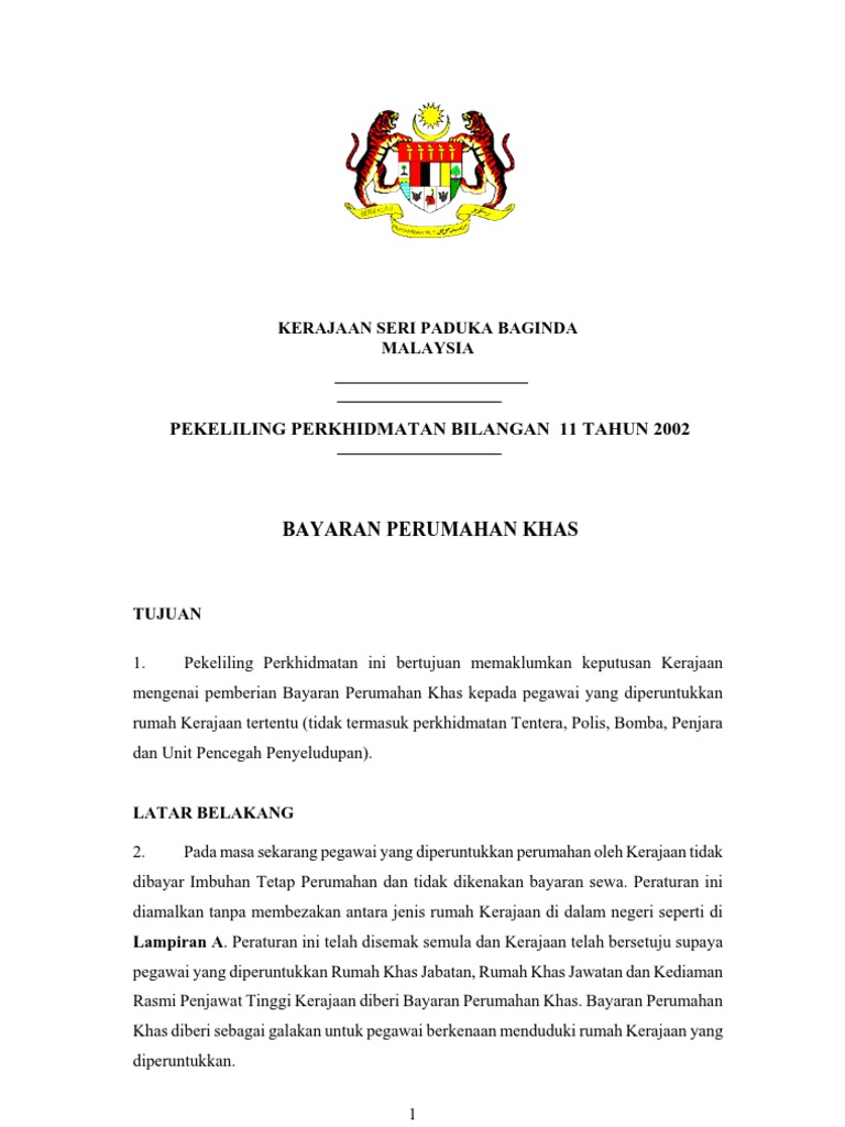 Bayaran Perumahan Khas Pdf