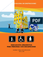 NTE U.190 Adecuacion Urbanistica para personas con Discapacidad.pdf