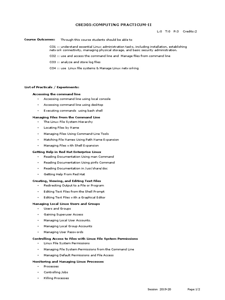 Linux Administration Course Guide | PDF | Shell (Computing) | Command ...