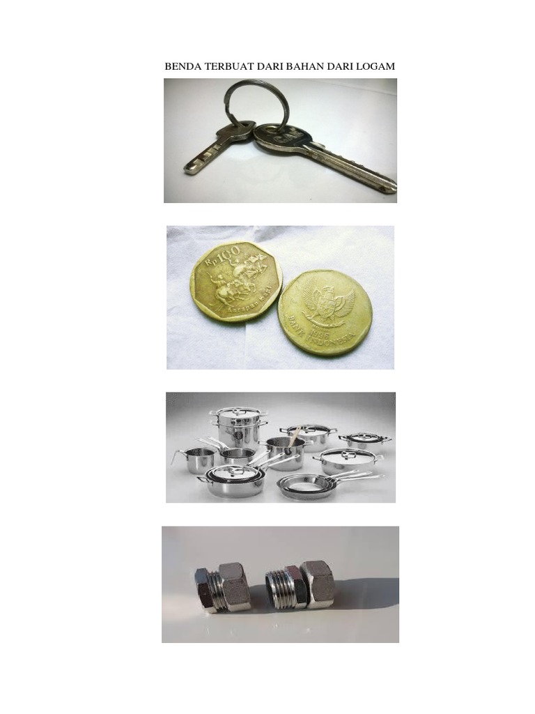 Benda Terbuat Dari Bahan Dari Logam