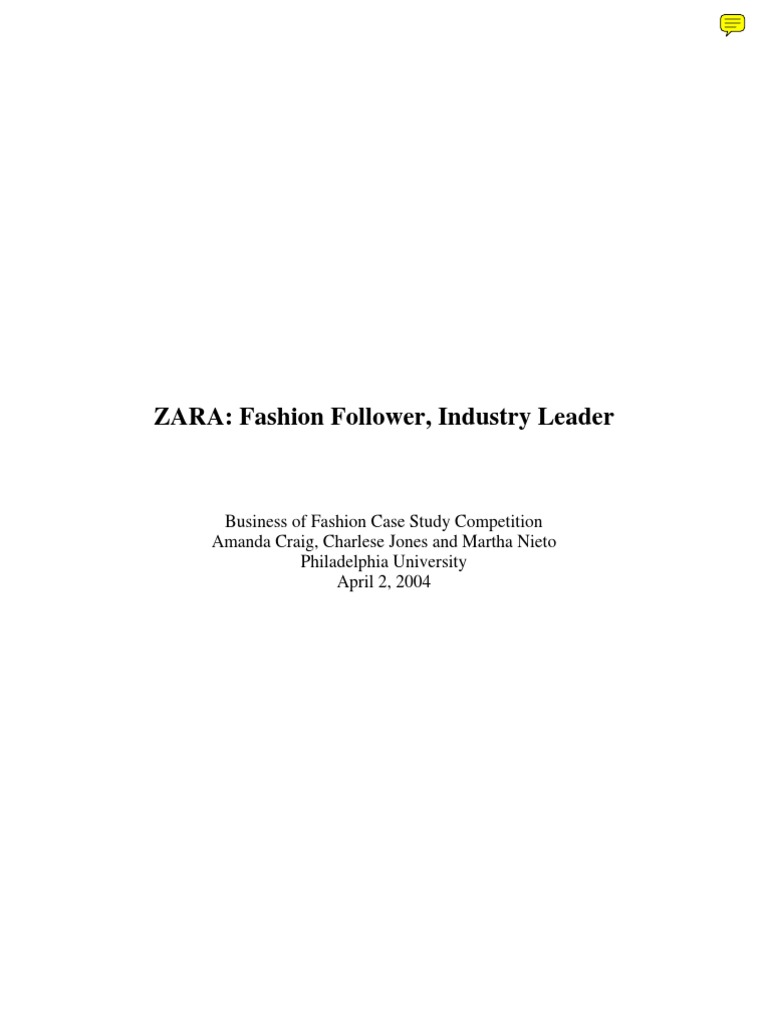 Zarareport | PDF | Retail | Inventory